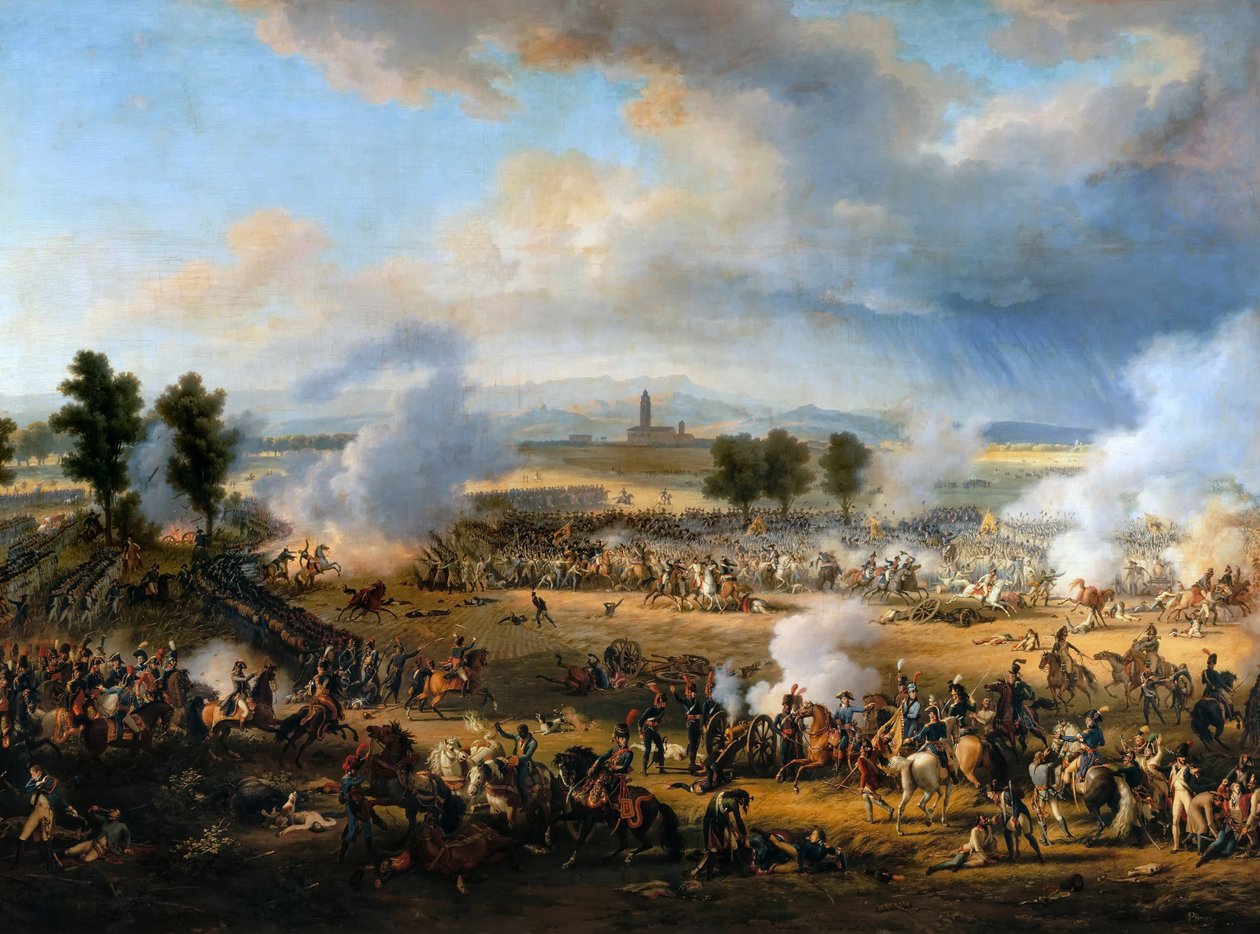 Bitwa pod Marengo 14 czerwca 1800 autorstwa Baron Lejeune Louis François