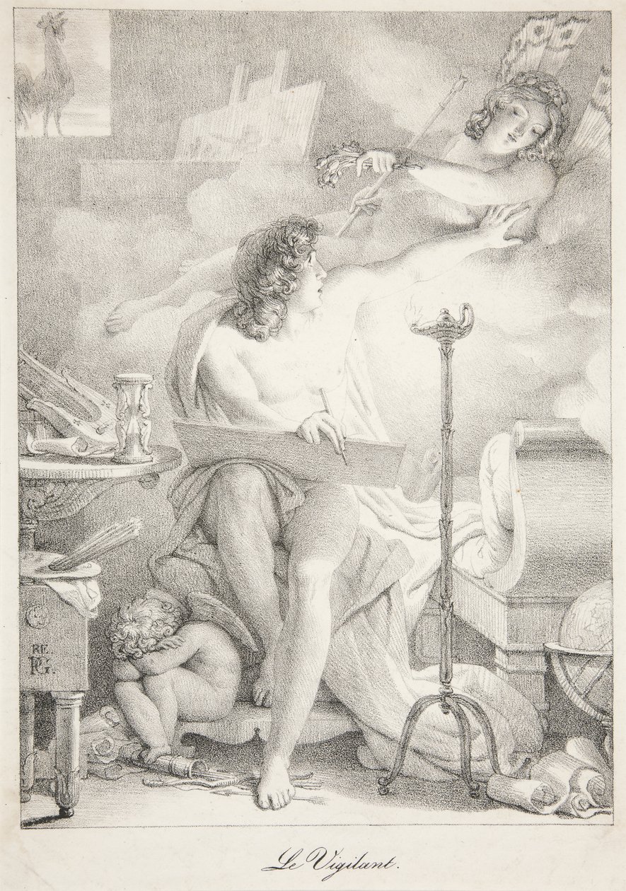 Czujny autorstwa Baron Pierre-Narcisse Guerin
