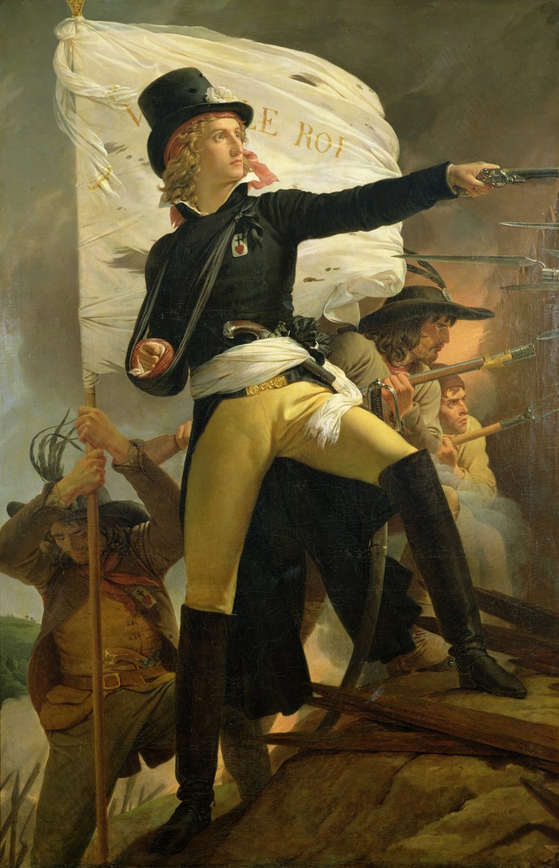 Henri de La Rochejaquelein (1772-94), przywódca buntu w Wandei, 1817 autorstwa Baron Pierre Narcisse Guerin