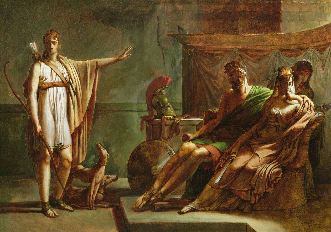 Fedra i Hipolit, 1802 autorstwa Baron Pierre Narcisse Guerin