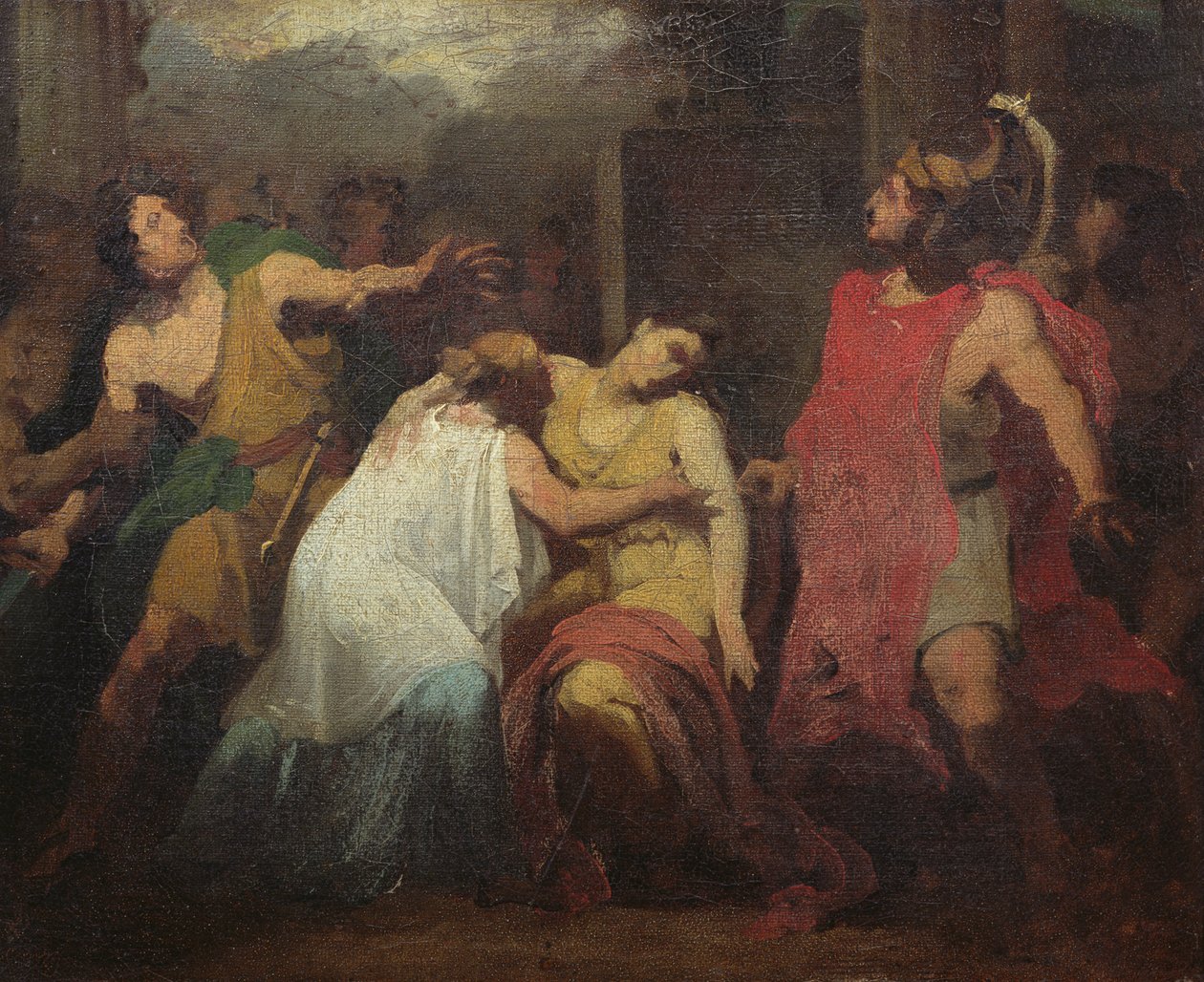 Studium śmierci Lukrecji autorstwa Baron Pierre Narcisse Guerin