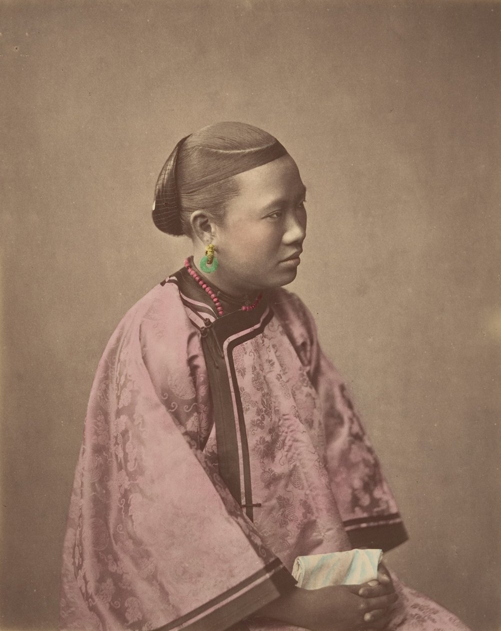 Dziewczyna z Szanghaju, 1870. autorstwa Baron Raimund von Stillfried