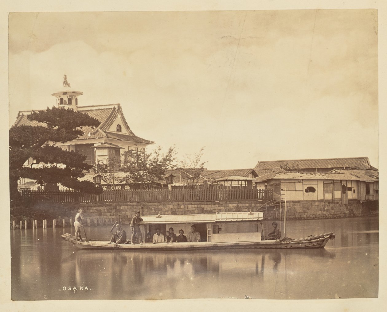 Osaka autorstwa Baron Raimund von Stillfried
