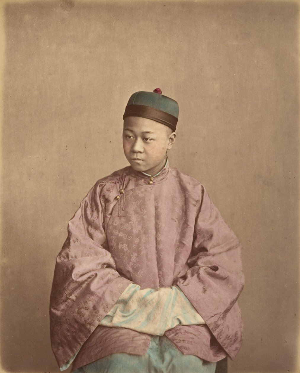 [Młody chiński dżentelmen], 1870. autorstwa Baron Raimund von Stillfried