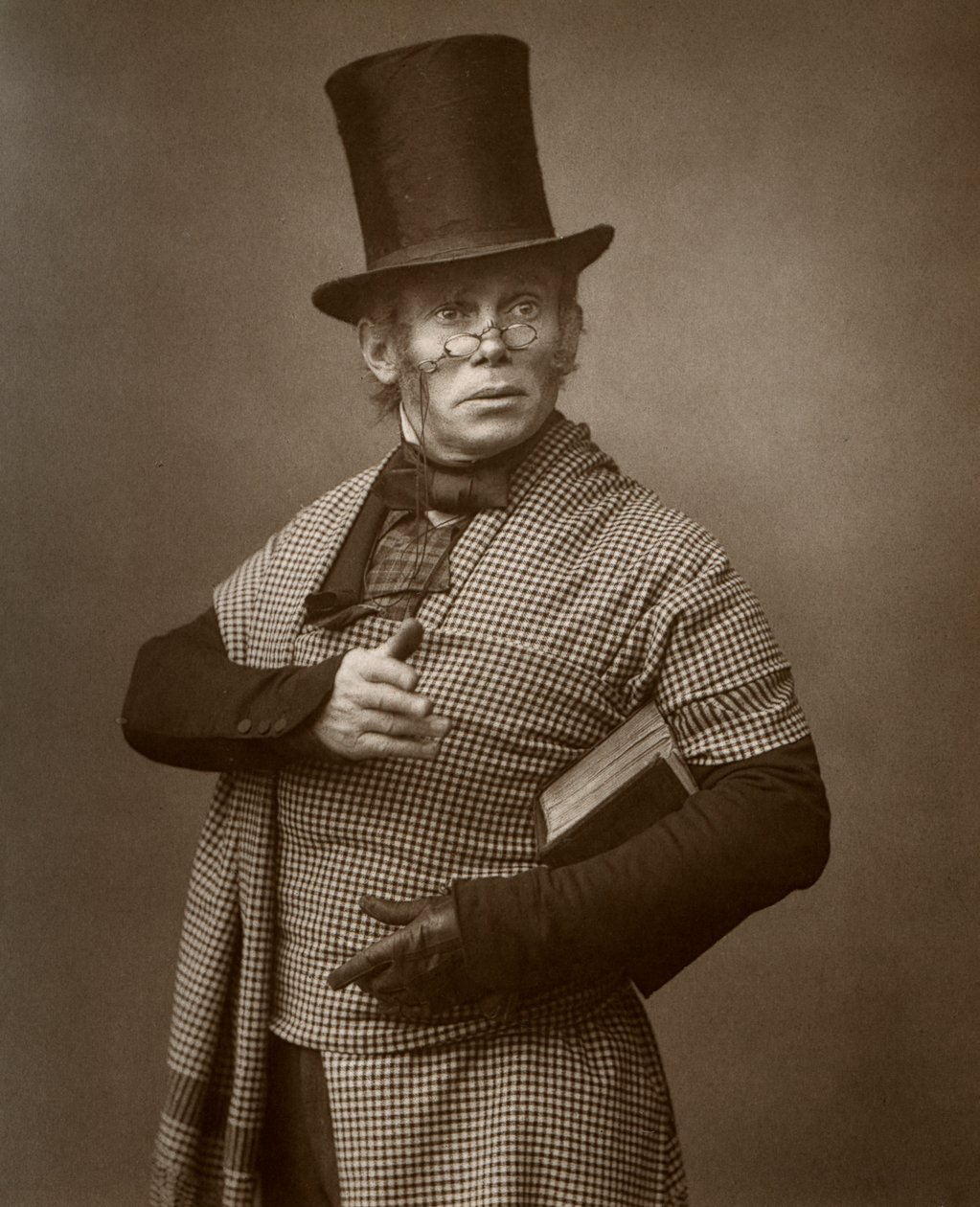 Brytyjski aktor Felix Morris w One Change, 1886. autorstwa Barraud