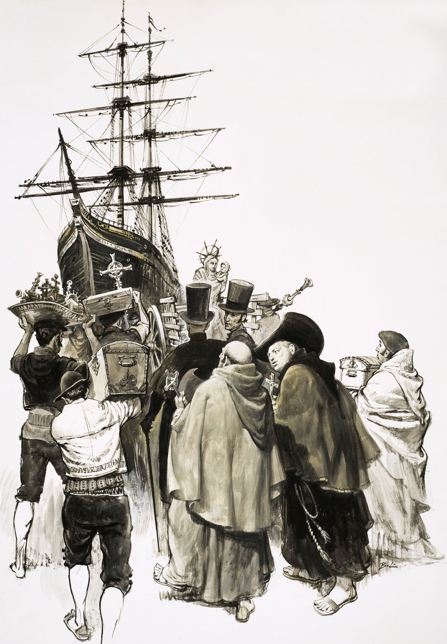 W 1823 r. statek Mary Dear został wypełniony złotem z Peru i hiszpańskich szlachciców autorstwa Barrie Linklater