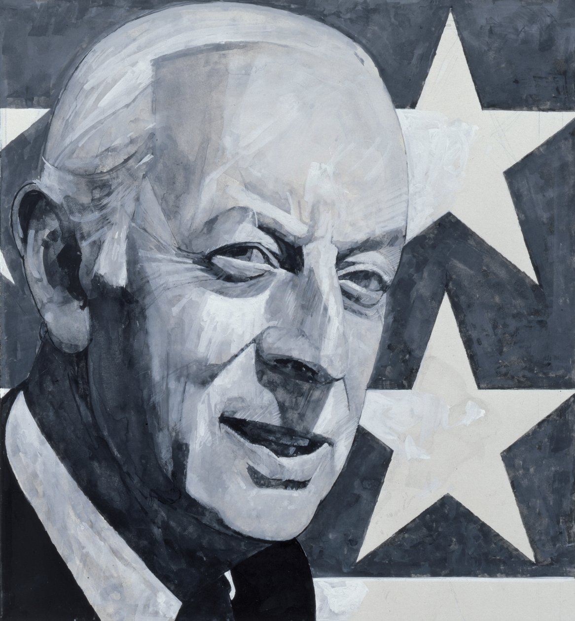 Portret Alistaira Cooke