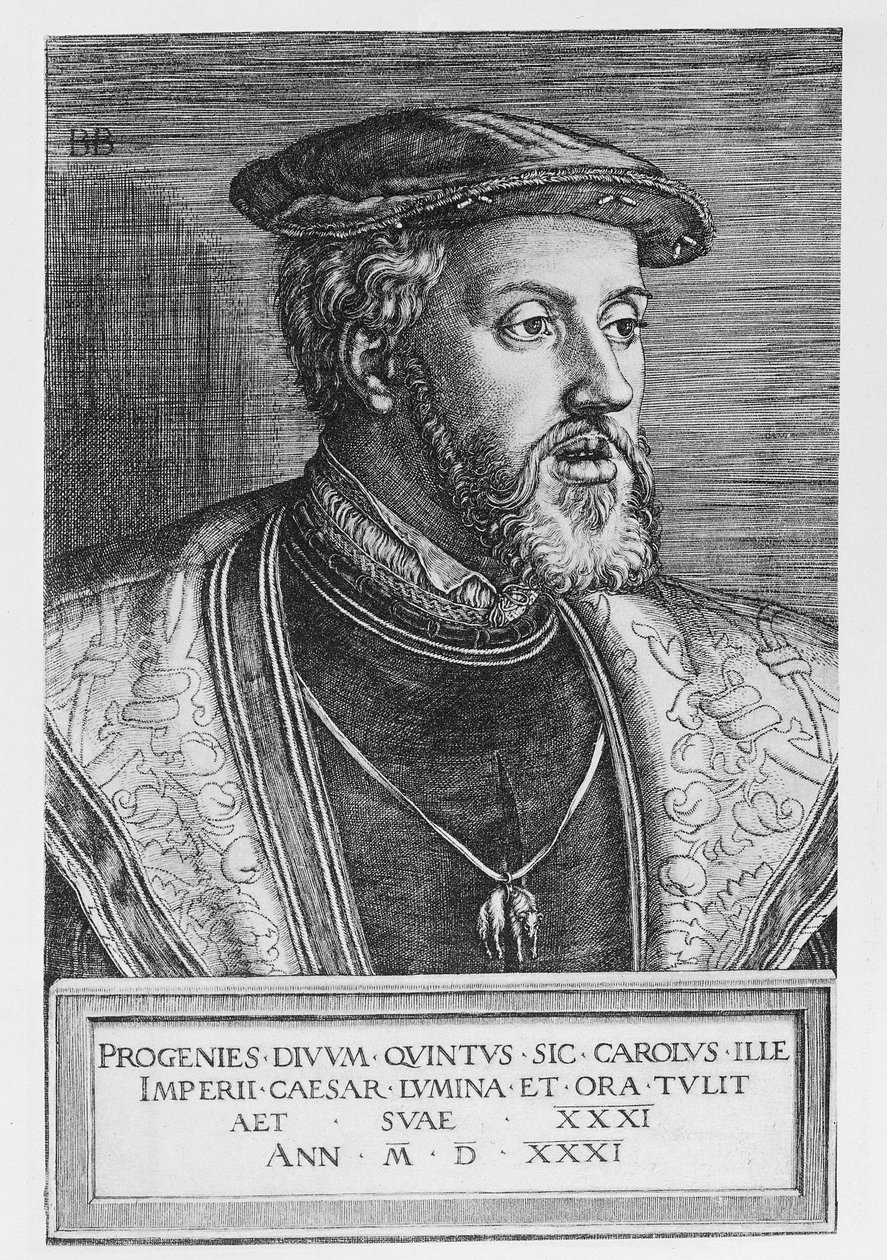 Cesarz Karol V, 1531 autorstwa Barthel Beham