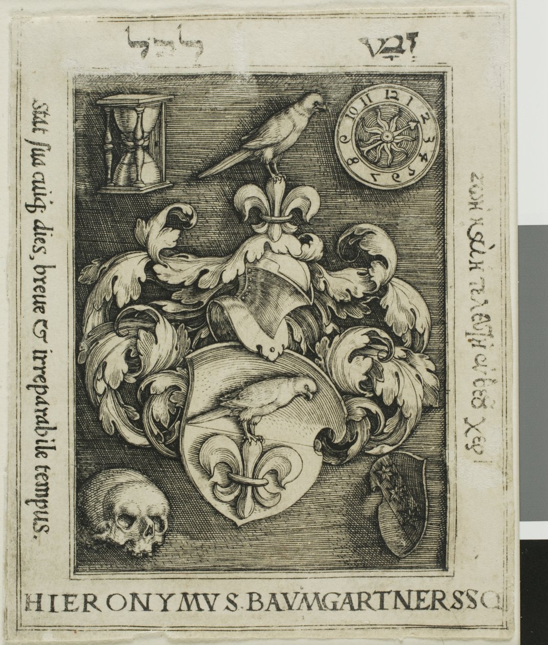 Tabliczka znamionowa Hieronymousa Baumgärtnera autorstwa Barthel Beham