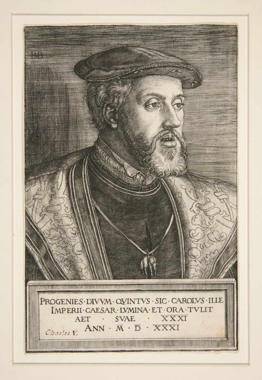 Karol V (1500–1558) autorstwa Barthel Beham
