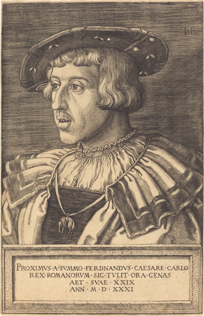 Cesarz Ferdynand I autorstwa Barthel Beham