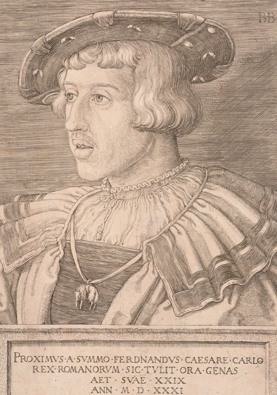 Cesarz Ferdynand I autorstwa Barthel Beham