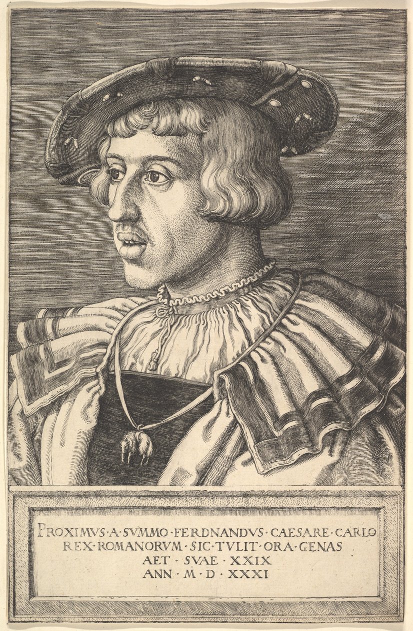 Cesarz Ferdynand I autorstwa Barthel Beham
