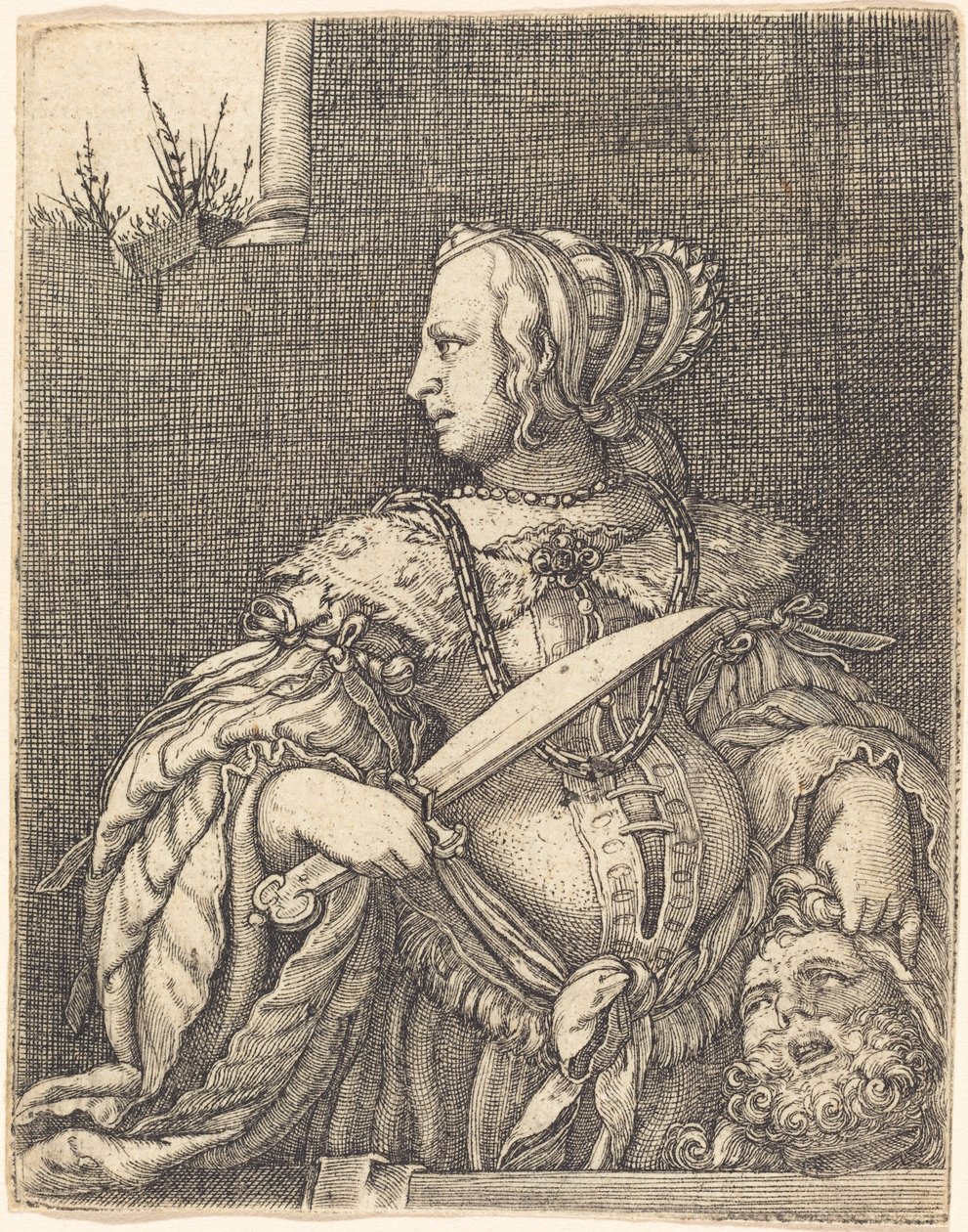 Judyta z głową Holofernesa autorstwa Barthel Beham