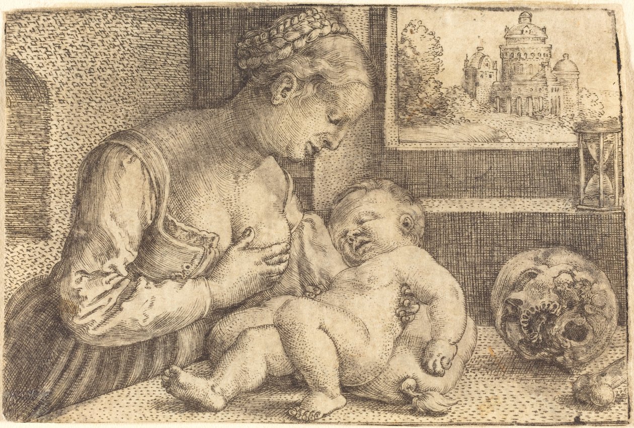 Madonna z Czaszką autorstwa Barthel Beham