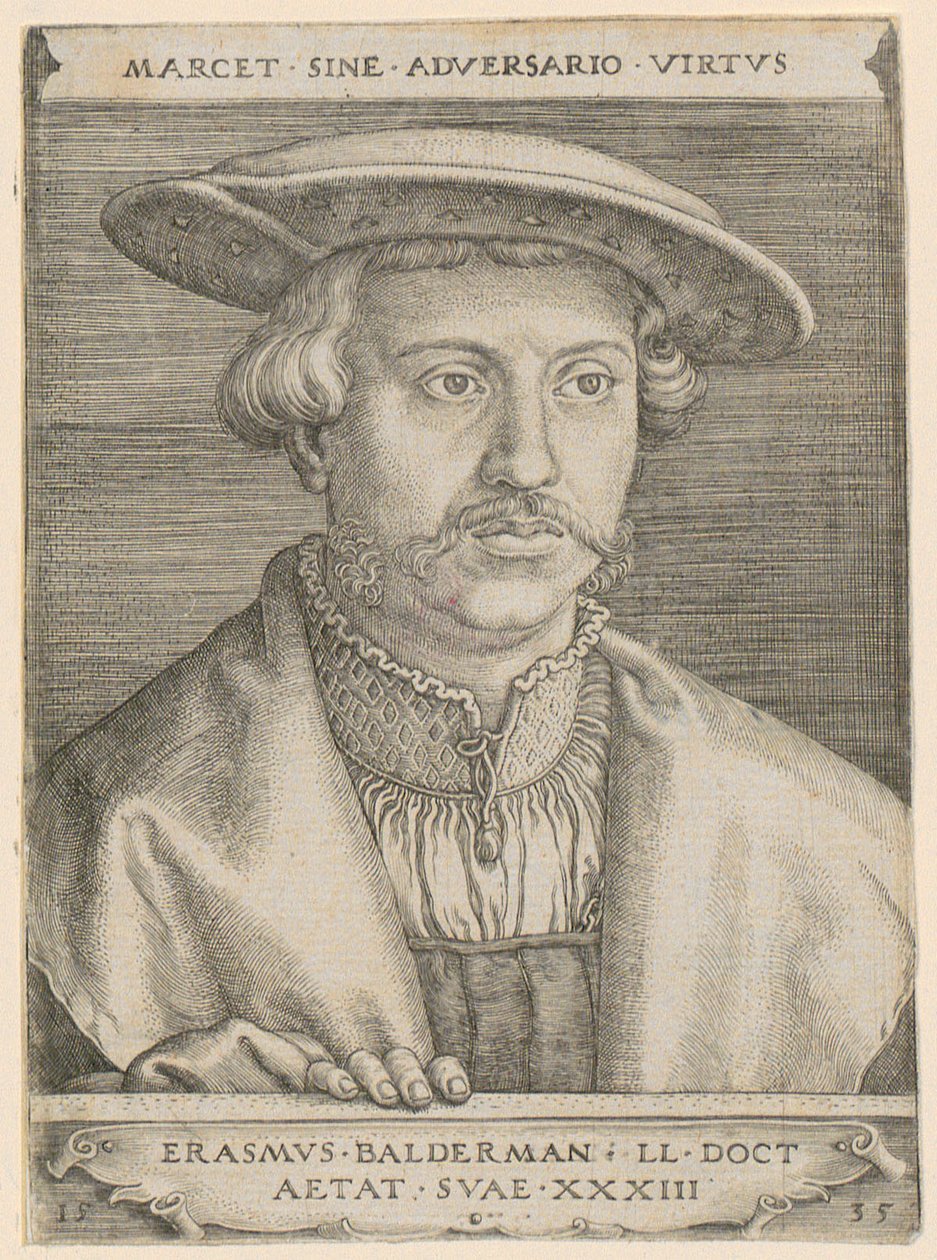 Portret doktora Erazma Baldermanna autorstwa Barthel Beham