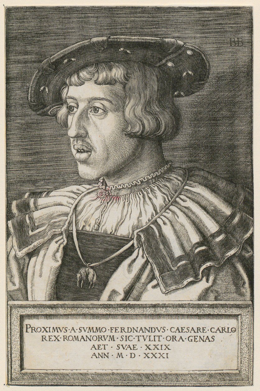 Portret króla Ferdynanda I autorstwa Barthel Beham