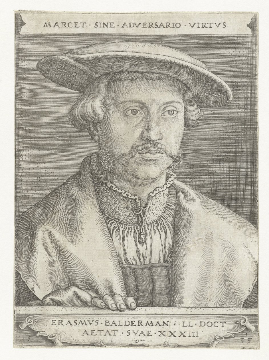 Portret Erazma Baldermana autorstwa Barthel Beham