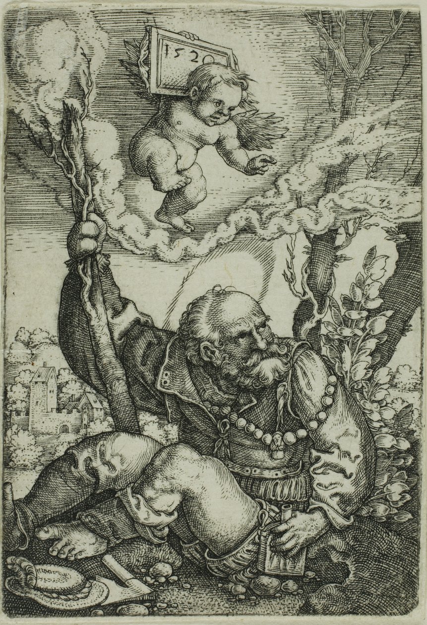 Święty Krzysztof autorstwa Barthel Beham