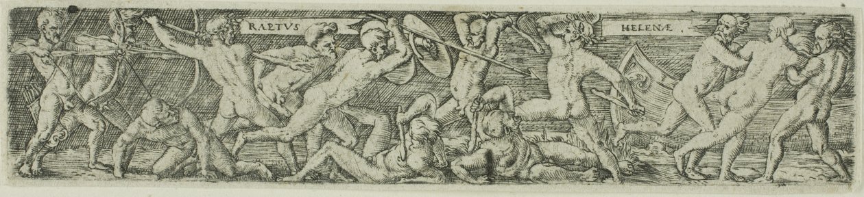 Porwanie Heleny autorstwa Barthel Beham