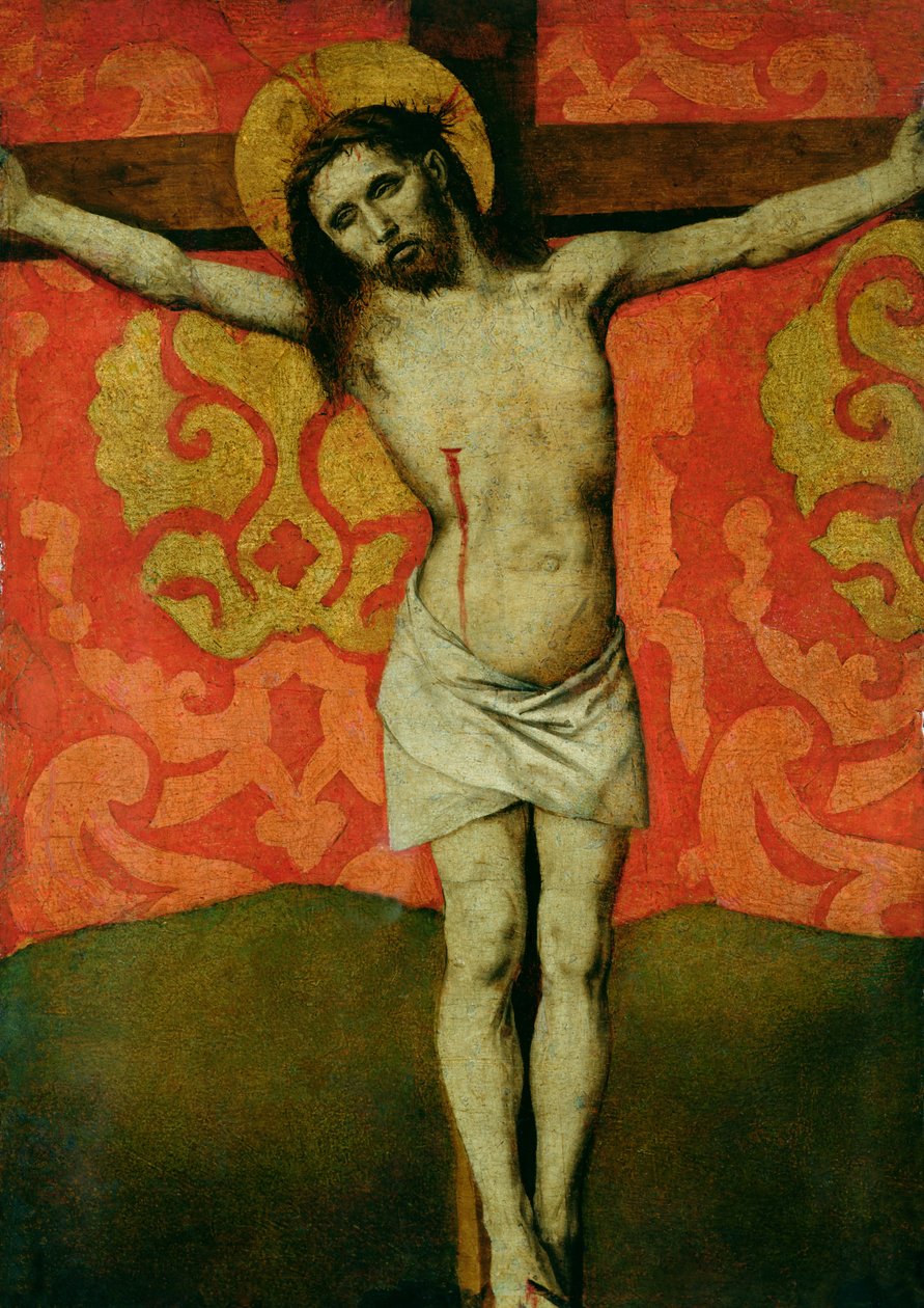 Chrystus na krzyżu, ok.1445-50 autorstwa Barthelemy d