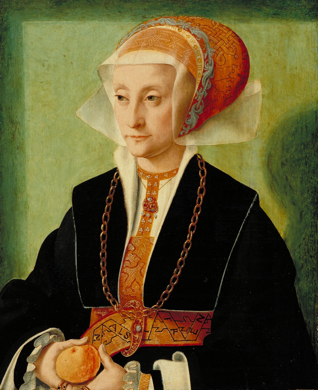 Portret damy, ok.1539 autorstwa Bartholomaeus Bruyn