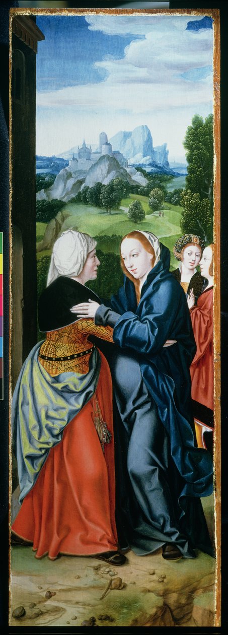 Nawiedzenie Matki Boskiej autorstwa Bartholomaeus Bruyn