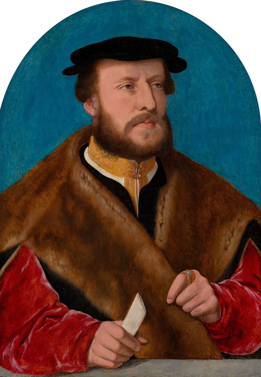 Niderlandzki: Portret Jakoba Omphaliusa (1500-1567) Portret Jakoba Omphaliusa autorstwa Bartholomaeus Bruyn the Elder