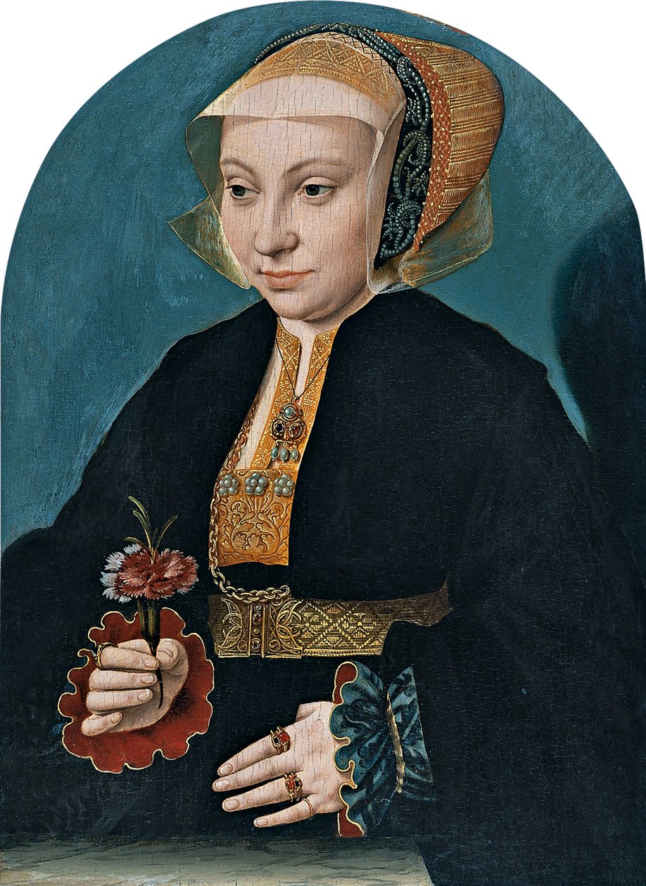Portret kobiety autorstwa Bartholomaeus Bruyn the Elder