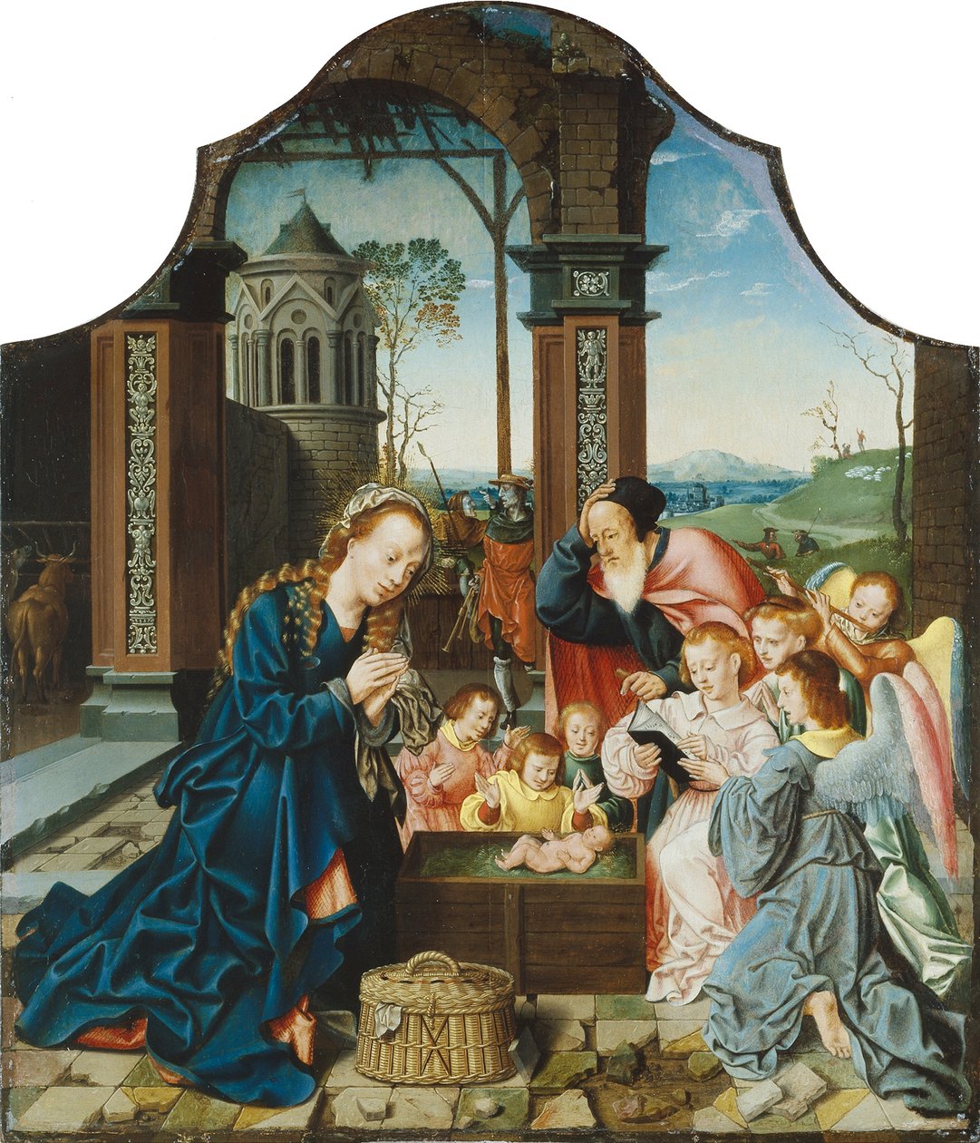 Narodzenie Pańskie autorstwa Bartholomaeus Bruyn the Elder