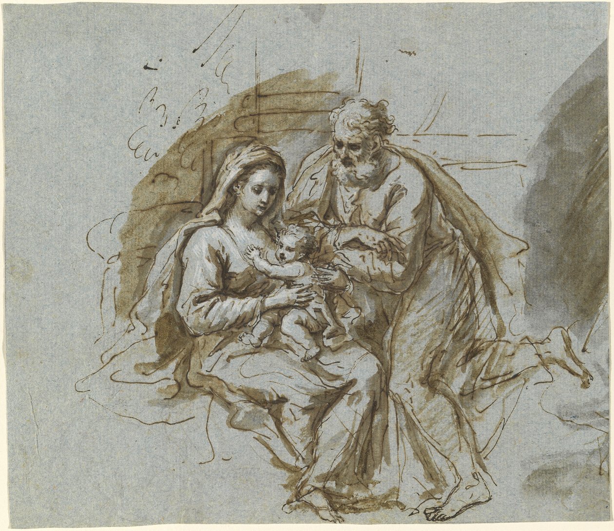 Święta Rodzina autorstwa Bartholomäus Ignaz Weiss