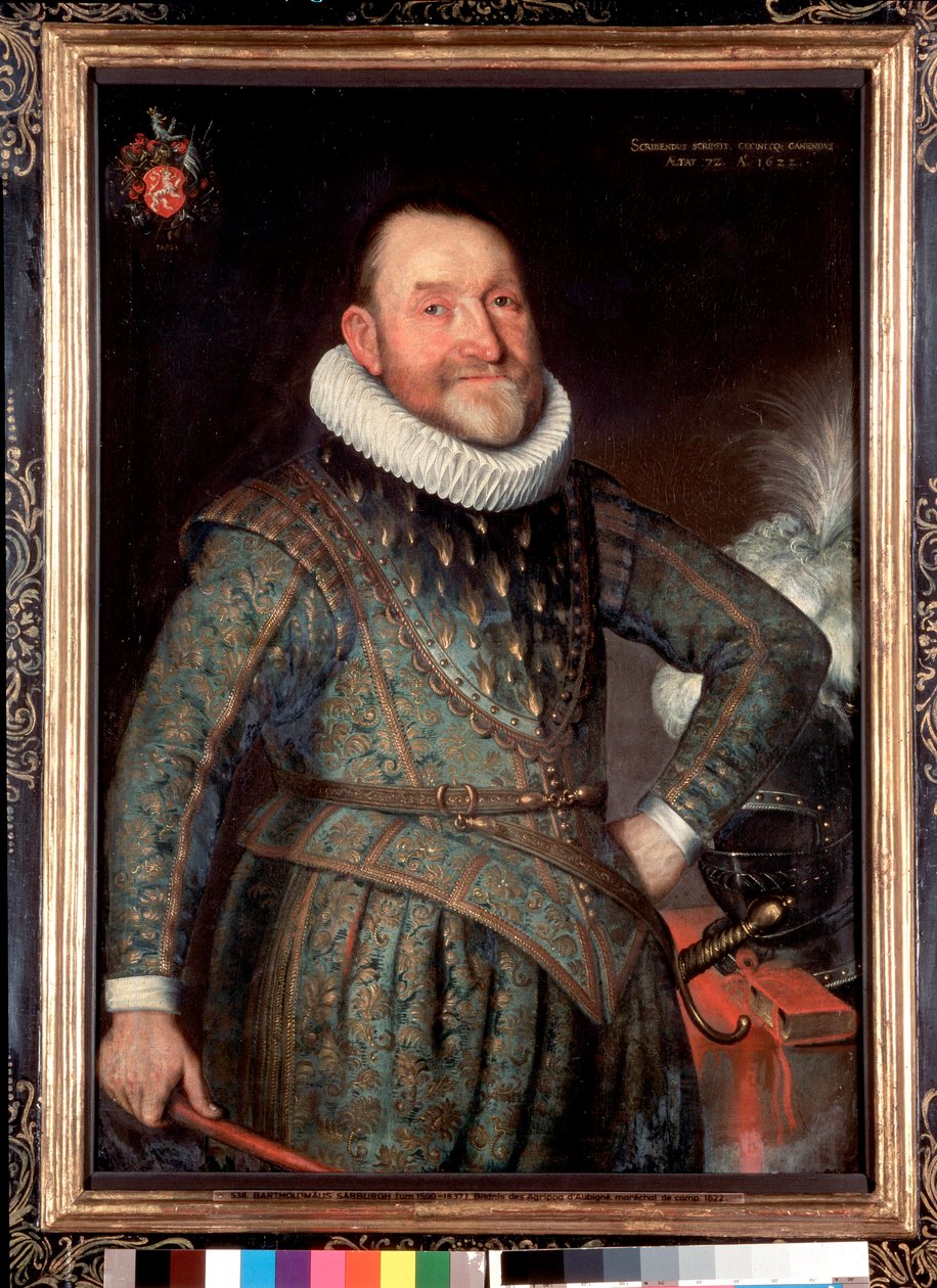 Portret francuskiego poety Theodore Agrippa d