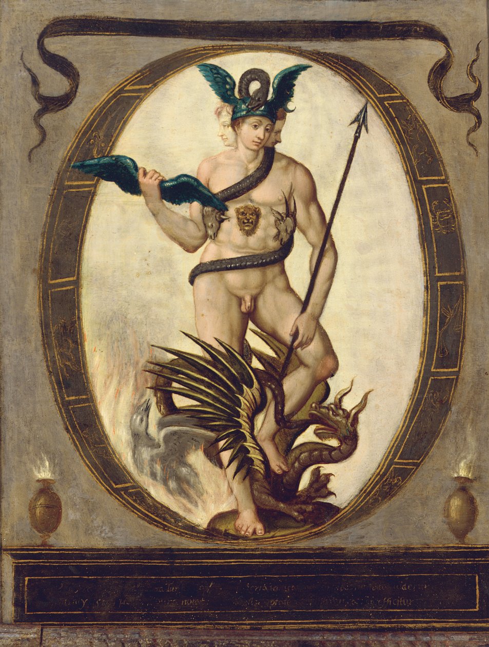 Alegoria Alchemii autorstwa Bartholomaeus Spranger