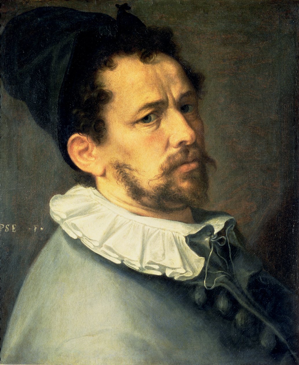 Autoportret, ok. 1580-85 autorstwa Bartholomaeus Spranger