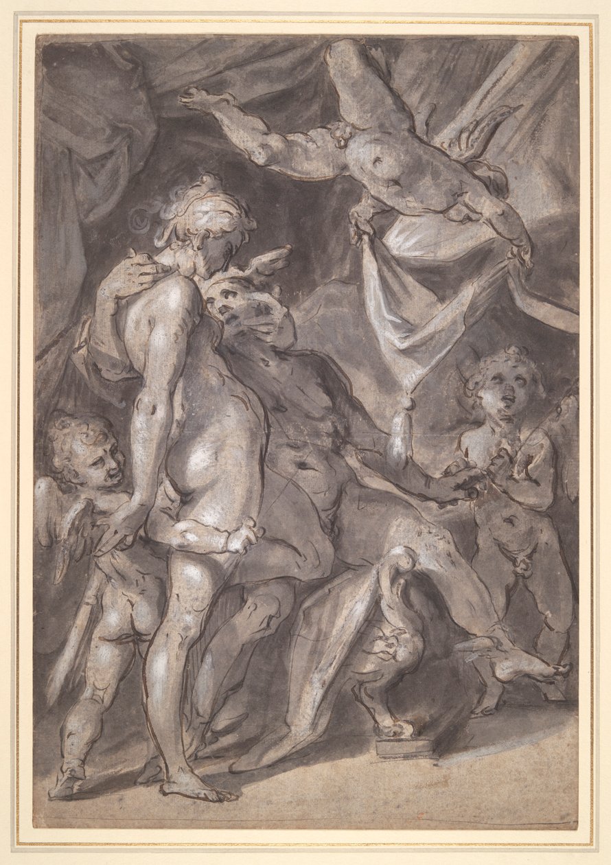 Wenus i Merkury autorstwa Bartholomaeus Spranger