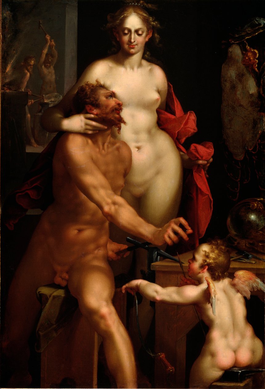Wenus i Wulkan (Malarstwo autorstwa Bartholomaeus Spranger