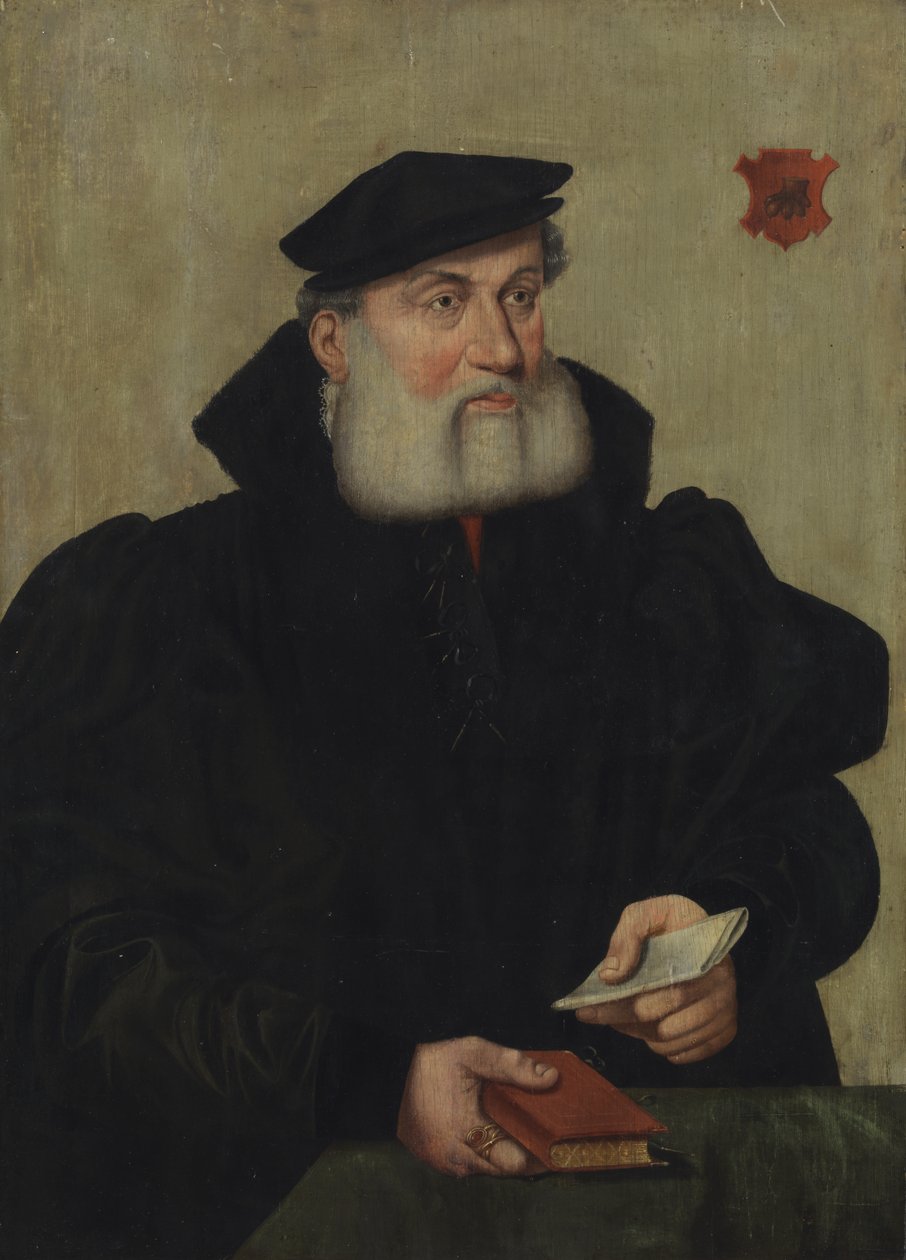 Portret Wilhelma Kannengiesera, 1550 autorstwa Bartholomaus the Elder Bruyn