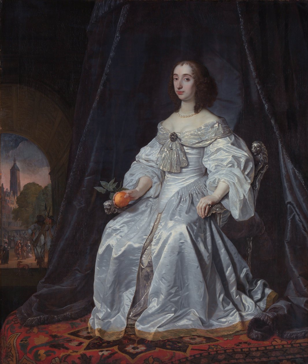Portret księżniczki Marii Stuart (1631-1660) autorstwa Bartholomeus van der Helst