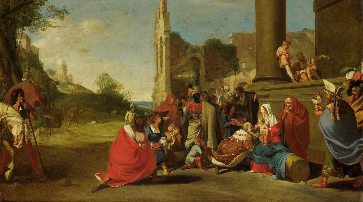 Pokłon Trzech Króli autorstwa Bartholomeus Breenbergh (circle of)