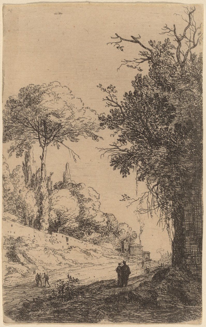 Część Via Flaminia autorstwa Bartholomeus Breenbergh