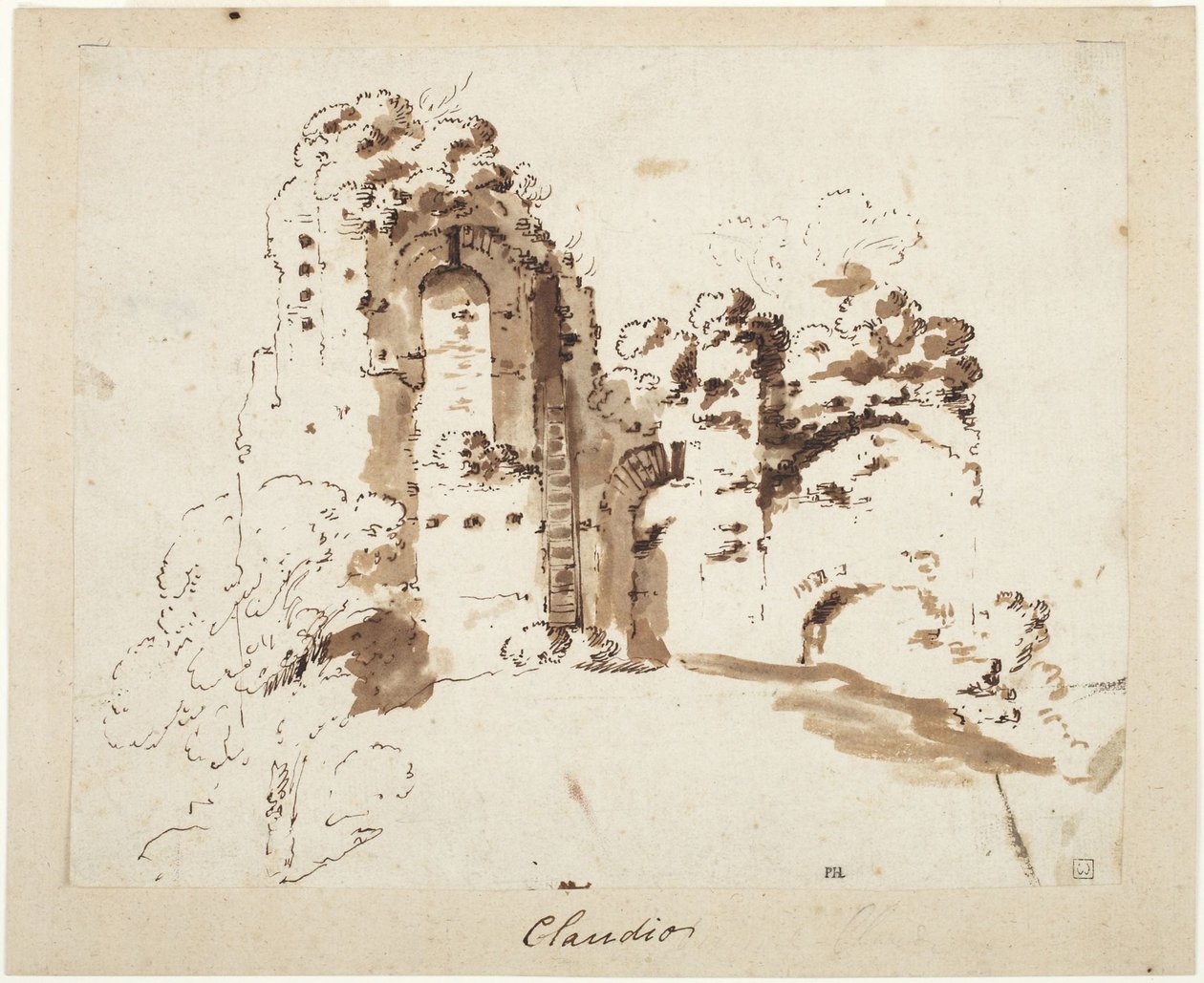 Rzymskie ruiny autorstwa Bartholomeus Breenbergh