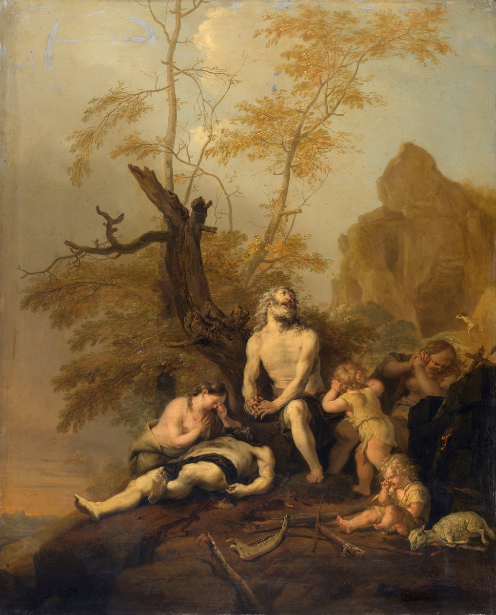 Śmierć Abla autorstwa Bartholomeus Breenbergh