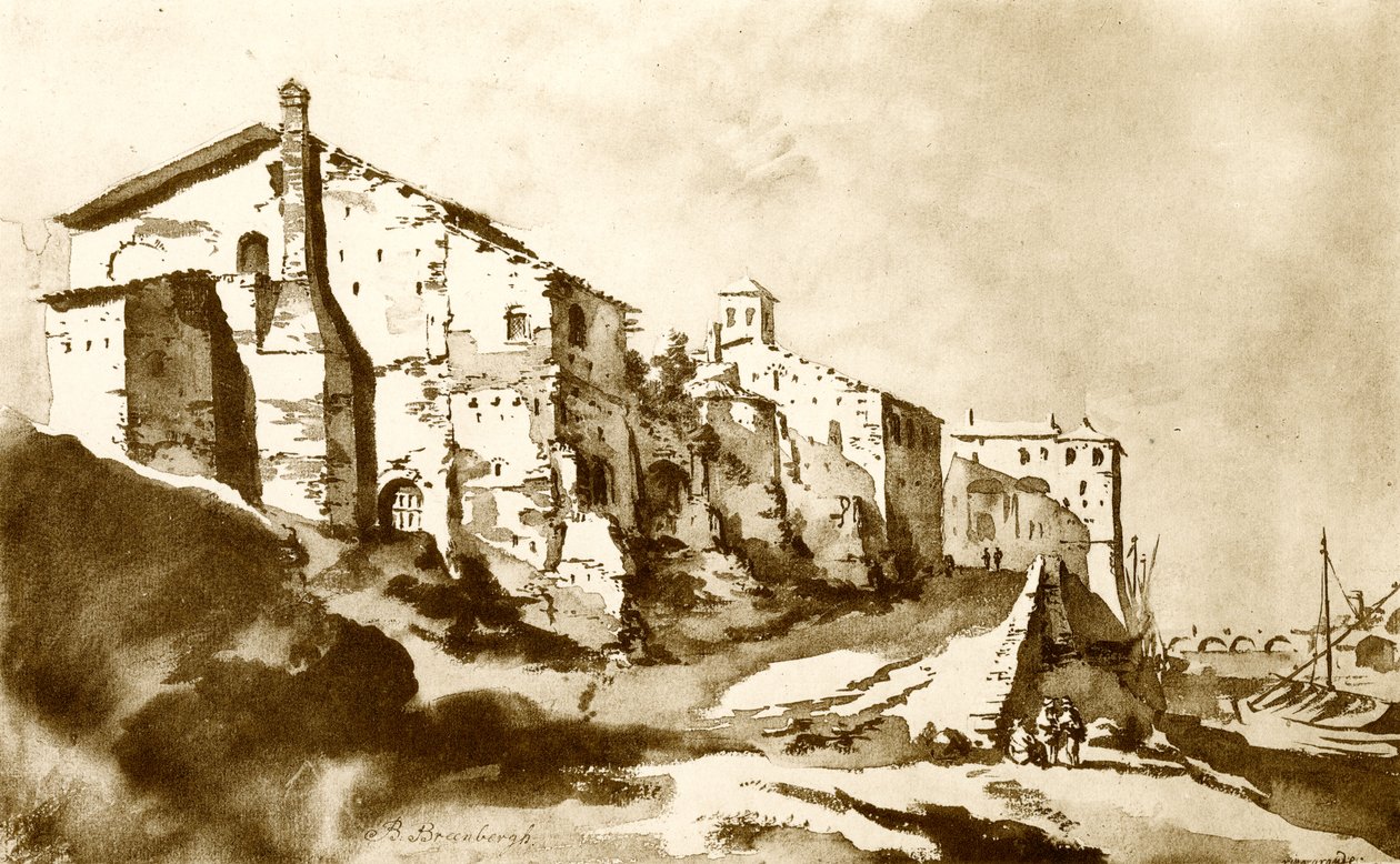 Ripa Grande w Rzymie autorstwa Bartholomeus Breenbergh