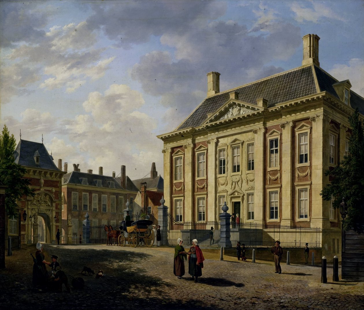 Mauritshuis w Hadze autorstwa Bartholomeus Johannes van Hove
