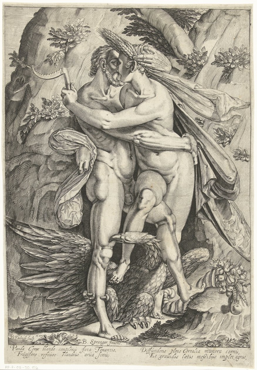 Pluton i Ceres autorstwa Bartholomeus Willemsz. Dolendo