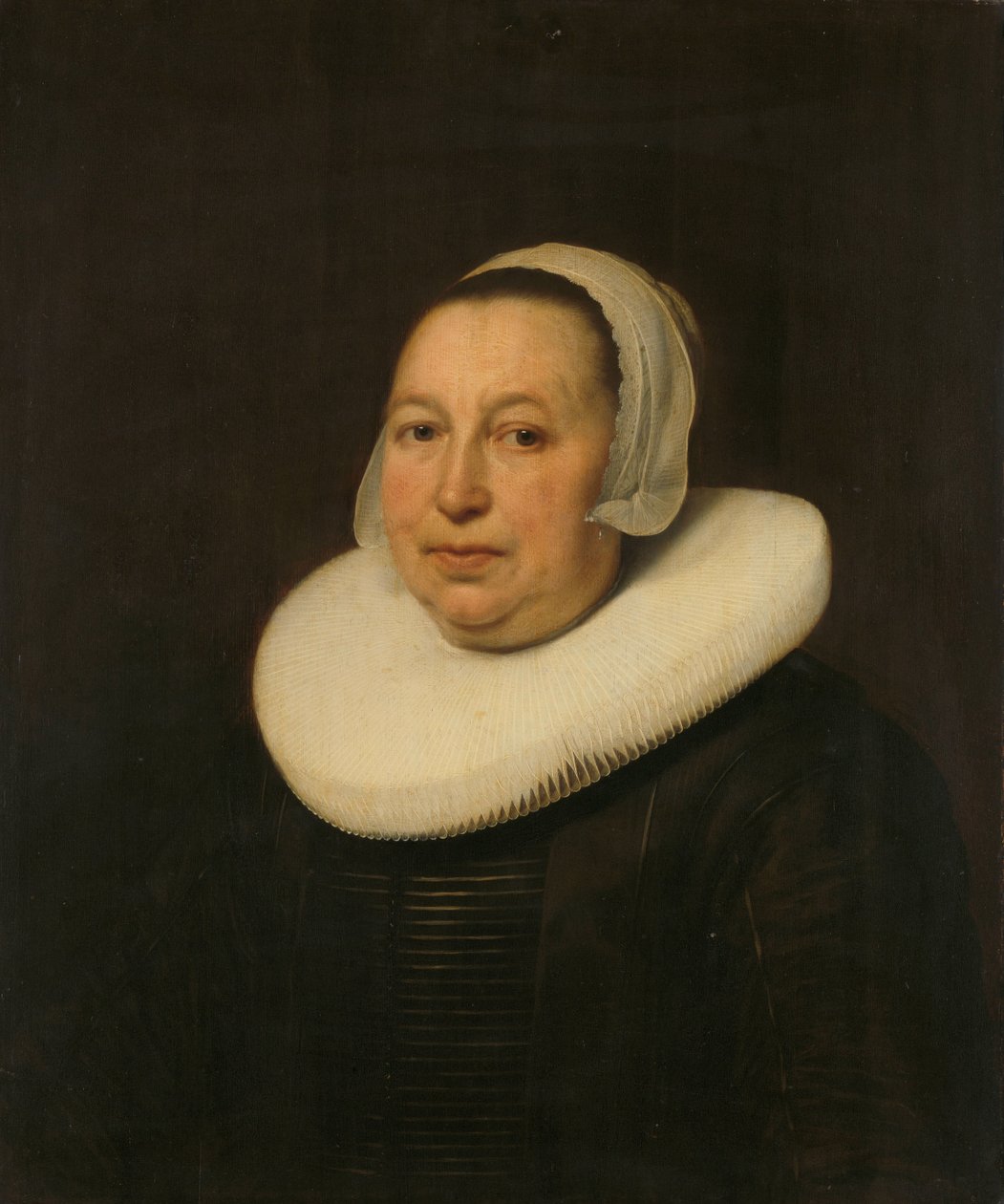 Maria Pietersdr de Leest (zm. 1652), żona Samuela van Lansbergen autorstwa Bartholomeus van der Helst