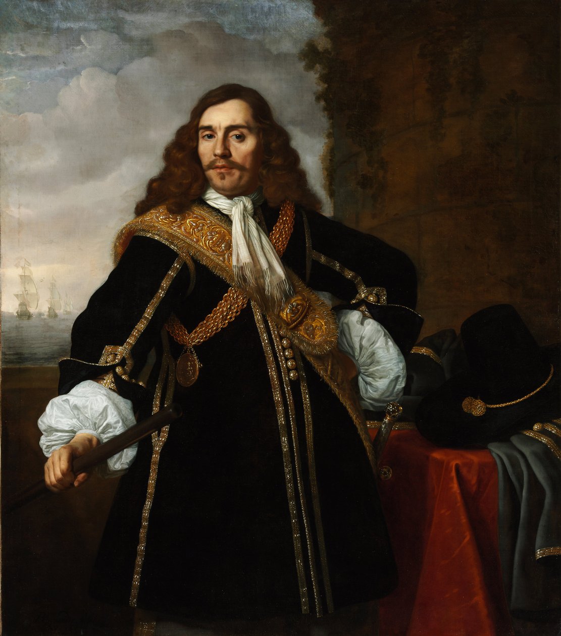 Portret kapitana Gideona de Wildta, 1657 autorstwa Bartholomeus van der Helst