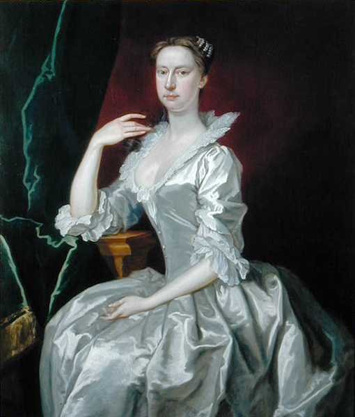 Portret pani Elżbiety Ingram (olej na płótnie) autorstwa Bartholomew Dandridge