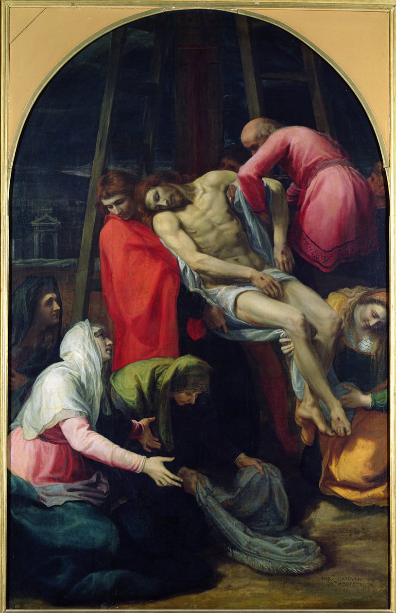 Zejście z krzyża, 1595 autorstwa Bartolomé Carducho