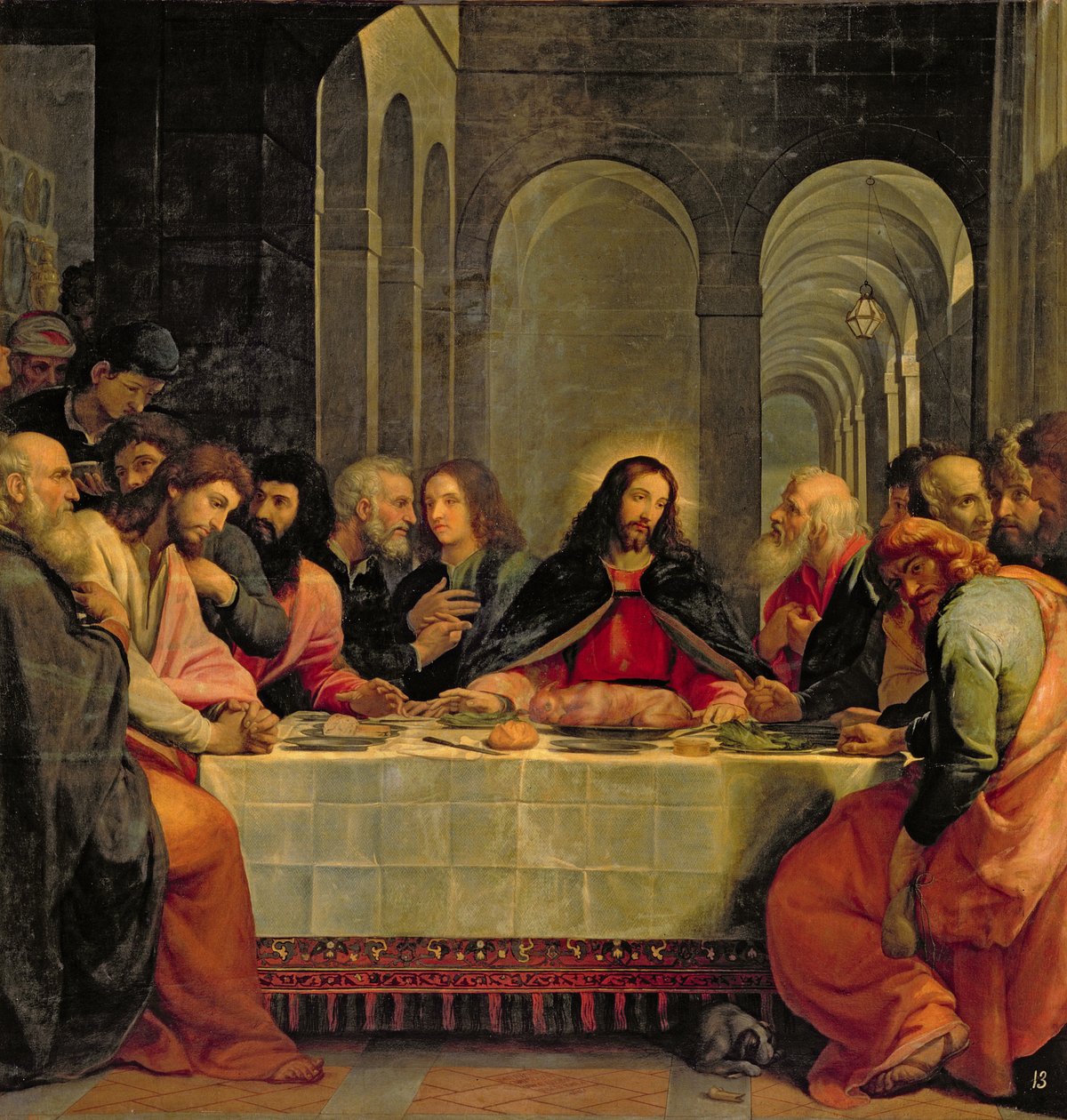 Ostatnia Wieczerza autorstwa Bartolomé Carducho